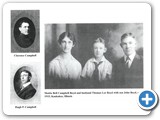Mattie Bell Campbell Boyd and husband Thomas Lee Boyd with son John Boyd 1915, Kankakee Illinois